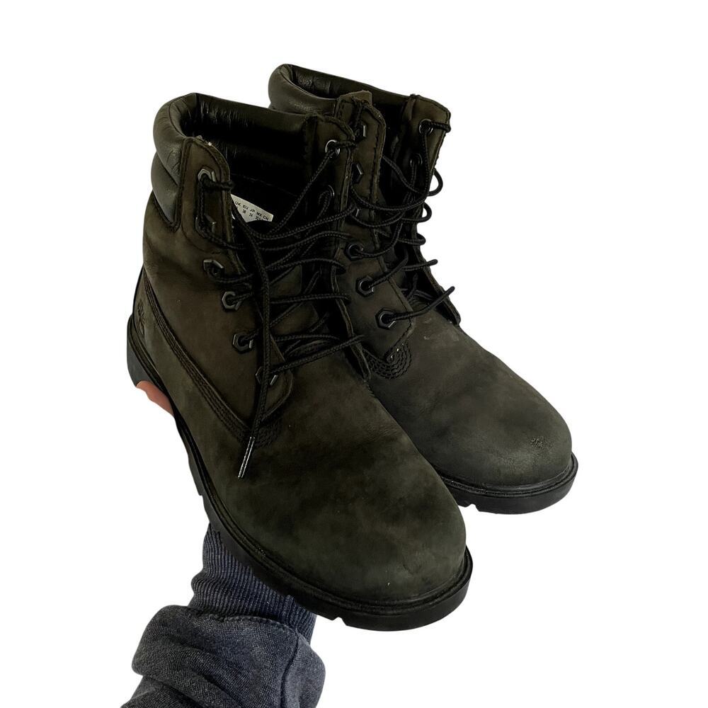 Timberland‎ Ortholite dark gray suade boots primaloft women's size 7 lace up